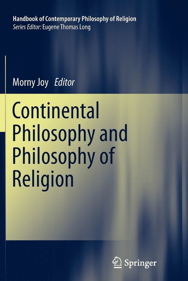 Continental Philosophy and Philosophy of Religion 1