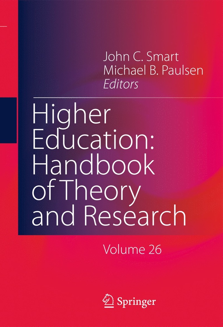 Higher Education: Handbook of Theory and Research