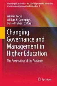 bokomslag Changing Governance and Management in Higher Education