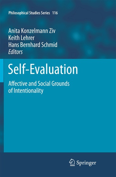 Anita Konzelmann Ziv, Keith Lehrer, Hans Bernhard Schmid - Self-Evaluation, Häftad
