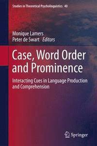 bokomslag Case, Word Order and Prominence