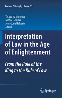 bokomslag Interpretation of Law in the Age of Enlightenment