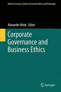 bokomslag Corporate Governance and Business Ethics