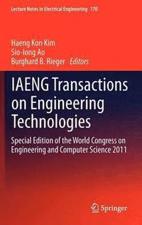 bokomslag IAENG Transactions on Engineering Technologies