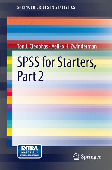 bokomslag SPSS for Starters, Part 2