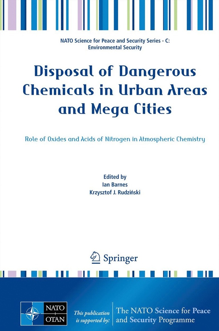 Ian Barnes, Krzysztof J. Rudziński, Krzysztof J. Rudzi&#324;ski, Krzysztof J. Rudzi¿ski - Disposal of Dangerous Chemicals in Urban Areas and Mega Cities, Häftad