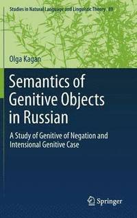 bokomslag Semantics of Genitive Objects in Russian