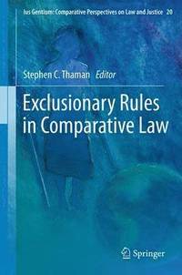 bokomslag Exclusionary Rules in Comparative Law