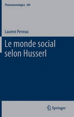 Le monde social selon Husserl 1