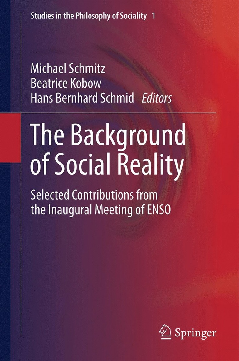 The Background of Social Reality 1