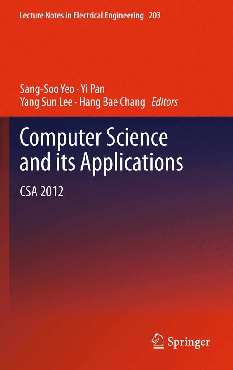 Sang-Soo Yeo, Yi Pan, Yang Sun Lee, Hang Bae Chang - Computer Science and its Applications, Inbunden