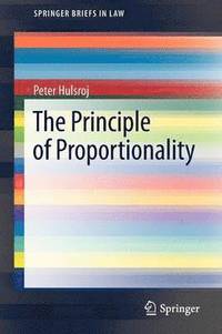 bokomslag Principle of Proportionality