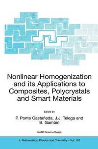 bokomslag Nonlinear Homogenization and its Applications to Composites, Polycrystals and Smart Materials