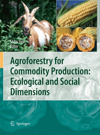 Shibu Jose - Agroforestry for Commodity Production: Ecological and Social Dimensions, Häftad