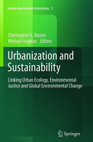 bokomslag Urbanization and Sustainability