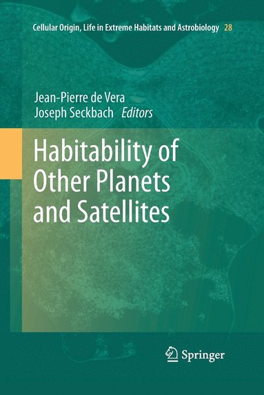 bokomslag Habitability of Other Planets and Satellites