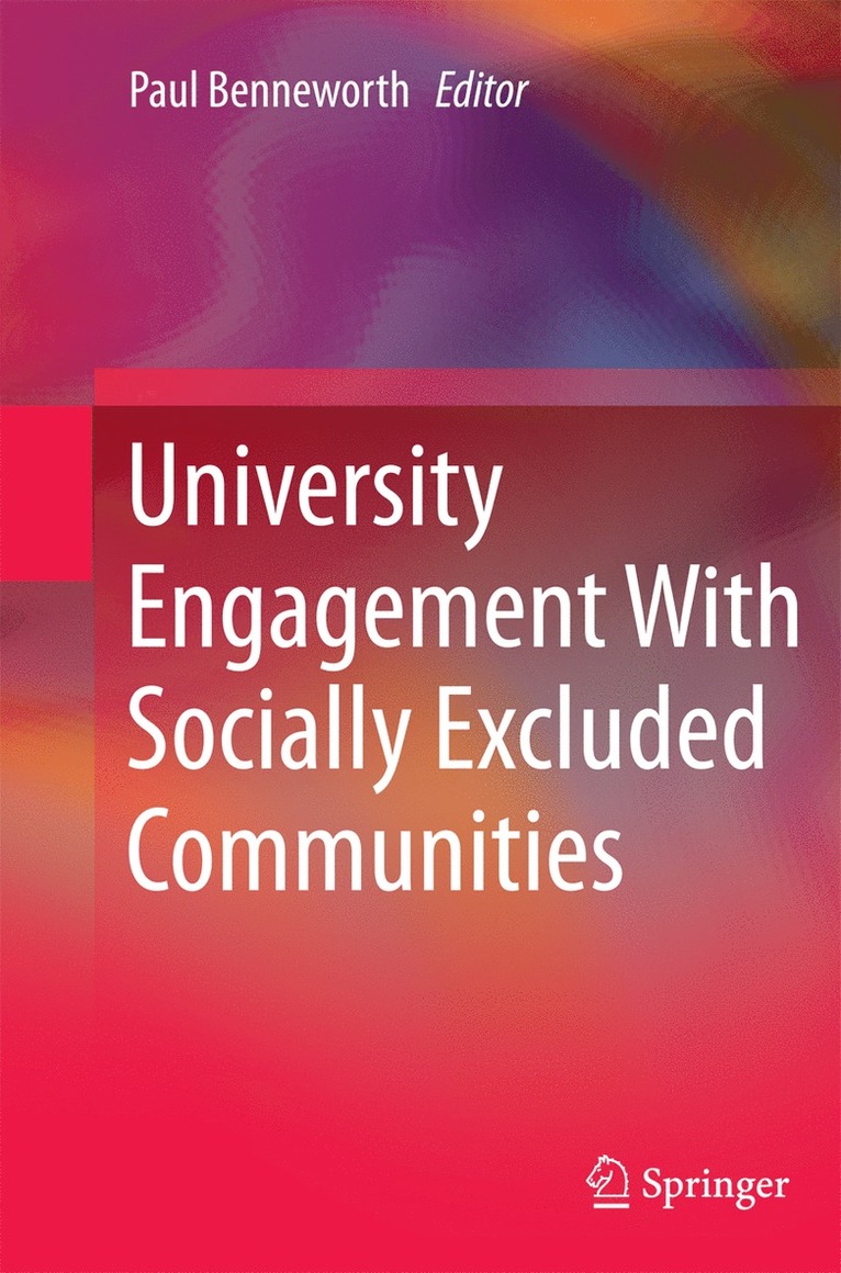 Paul Benneworth - University Engagement With Socially Excluded Communities, Häftad