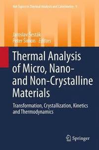 bokomslag Thermal analysis of Micro, Nano- and Non-Crystalline Materials