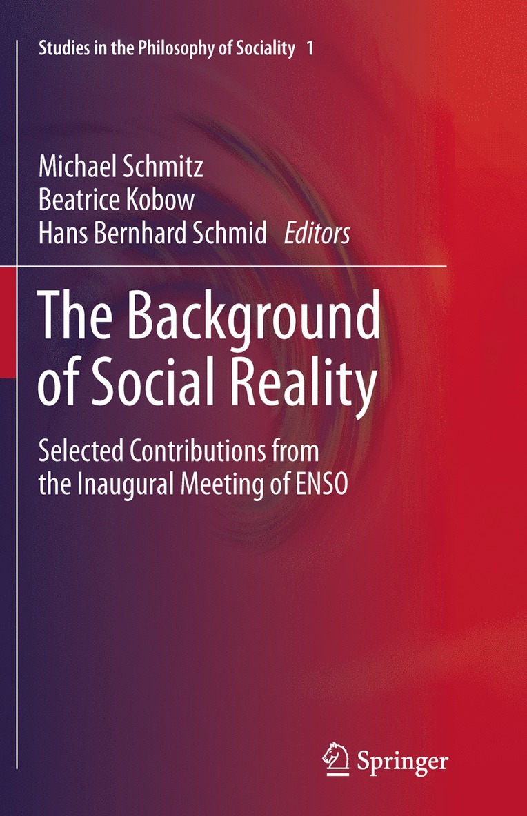 The Background of Social Reality 1