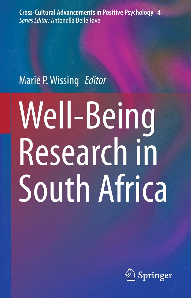Marié P. Wissing - Well-Being Research in South Africa, Häftad