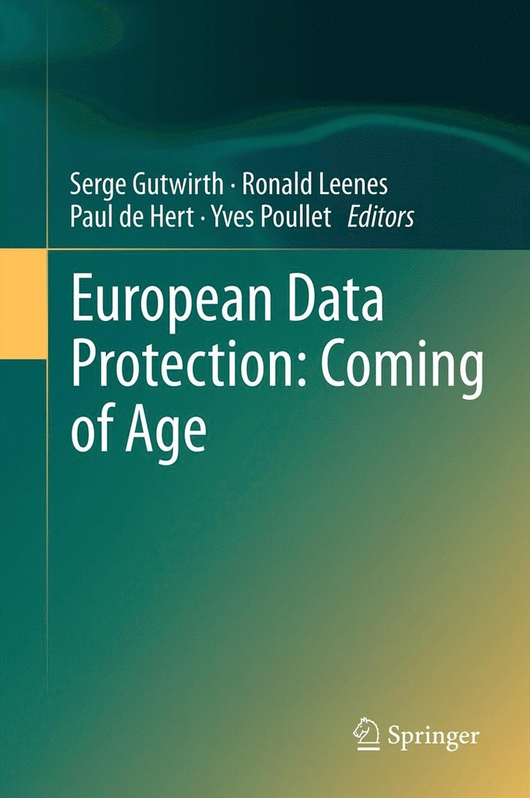 Serge Gutwirth, Ronald Leenes, Paul de Hert, Yves Poullet, Paul De Hert - European Data Protection: Coming of Age, Häftad