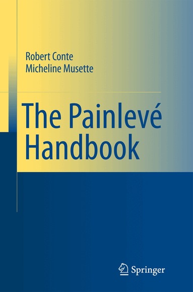 Robert M. Conte, Micheline Musette - Painlevé Handbook, Häftad