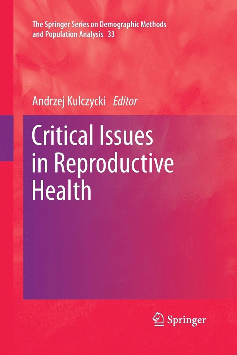 Critical Issues in Reproductive Health 1