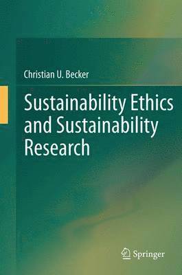 bokomslag Sustainability Ethics and Sustainability Research