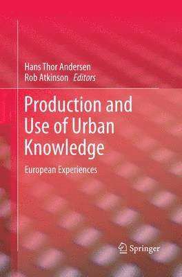 bokomslag Production and Use of Urban Knowledge