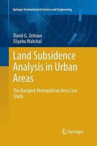 bokomslag Land Subsidence Analysis in Urban Areas