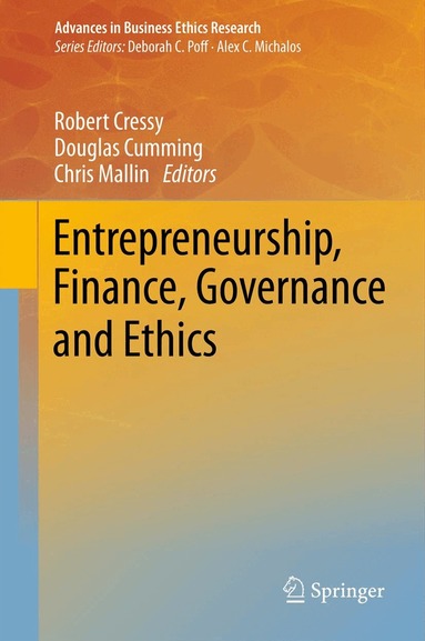 Robert Cressy, Douglas Cumming, Chris Mallin - Entrepreneurship, Finance, Governance and Ethics, Häftad