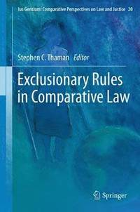 bokomslag Exclusionary Rules in Comparative Law