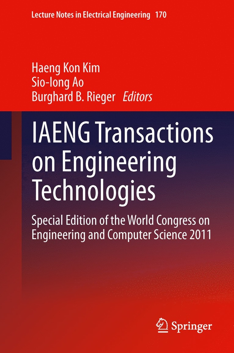 IAENG Transactions on Engineering Technologies