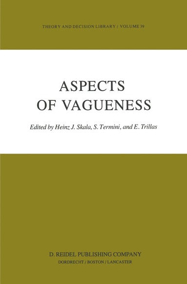 bokomslag Aspects of Vagueness