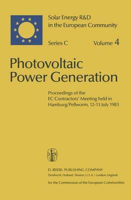 Willeke Palz - Photovoltaic Power Generation, Häftad