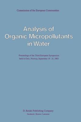 bokomslag Analysis of Organic Micropollutants in Water