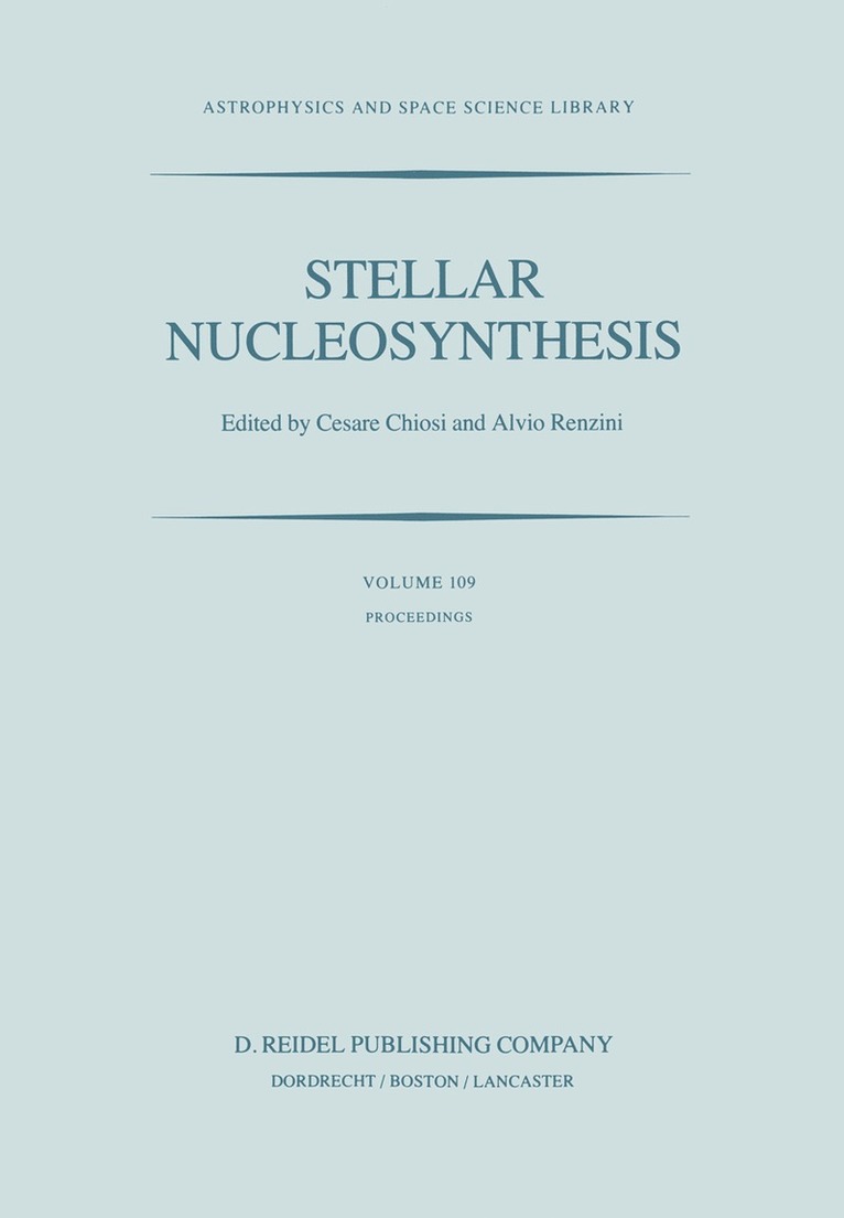 Stellar Nucleosynthesis 1