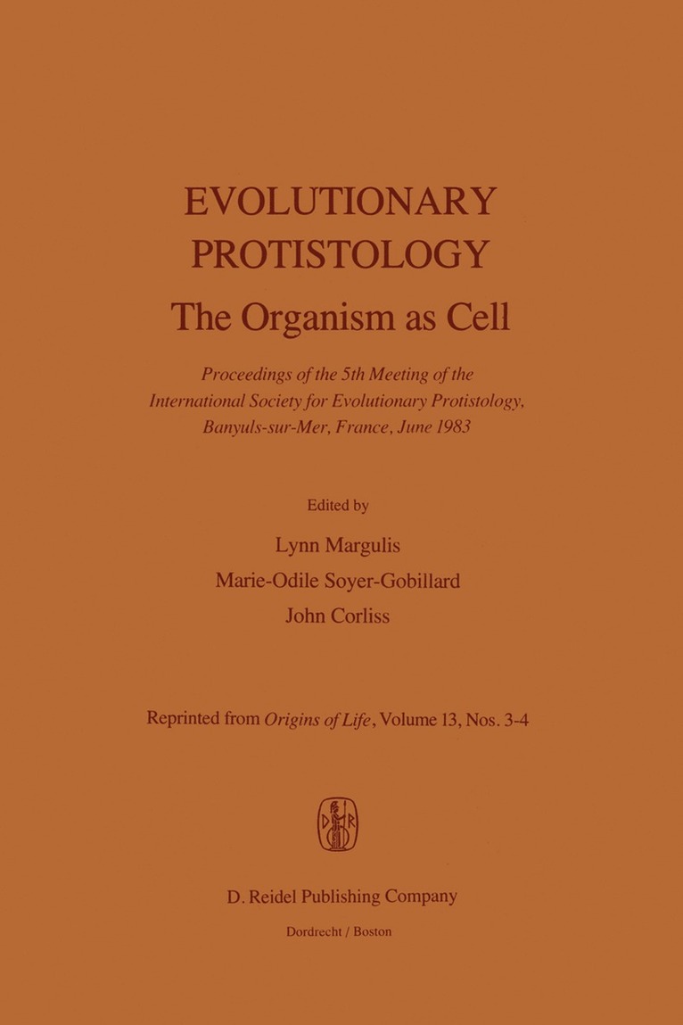 L. Margulis, J. Corliss, M.-O. Soyer-Gobillard, M. -O. Soyer-Gobillard - Evolutionary Protistology, Häftad