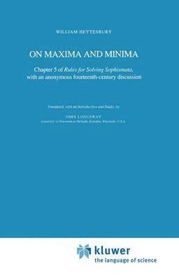 bokomslag On Maxima and Minima