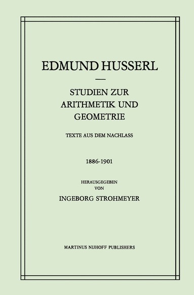 bokomslag Studien zur Arithmetik und Geometrie