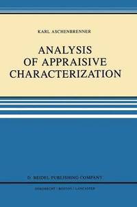 bokomslag Analysis of Appraisive Characterization