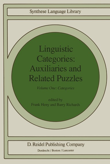 bokomslag Linguistic Categories: Auxiliaries and Related Puzzles