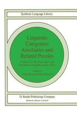 bokomslag Linguistic Categories: Auxiliaries and Related Puzzles