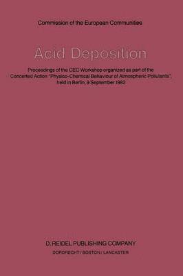S. Beilke, A.J. Elshout, A. J. Elshout - Acid Deposition, Häftad