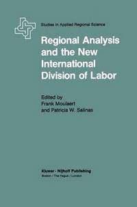 bokomslag Regional Analysis and the New International Division of Labor