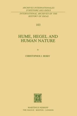 bokomslag Hume, Hegel and Human Nature