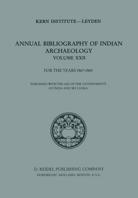 bokomslag Annual Bibliography of Indian Archaeology