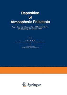 Deposition of Atmospheric Pollutants 1