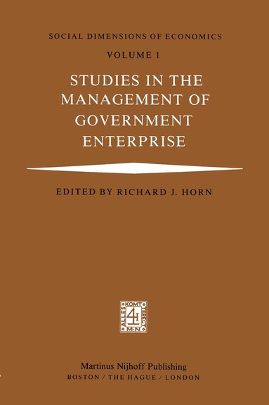 bokomslag Studies in the Management of Government Enterprise