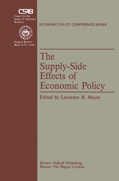 bokomslag Supply-Side Effects of Economic Policy